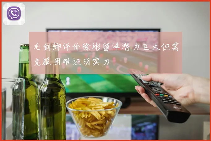 毛剑卿评价徐彬留洋潜力巨大但需克服困难证明实力